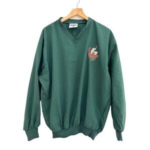 Golf Pullover Windbreaker Hunter Green The Gailes Men's Size M